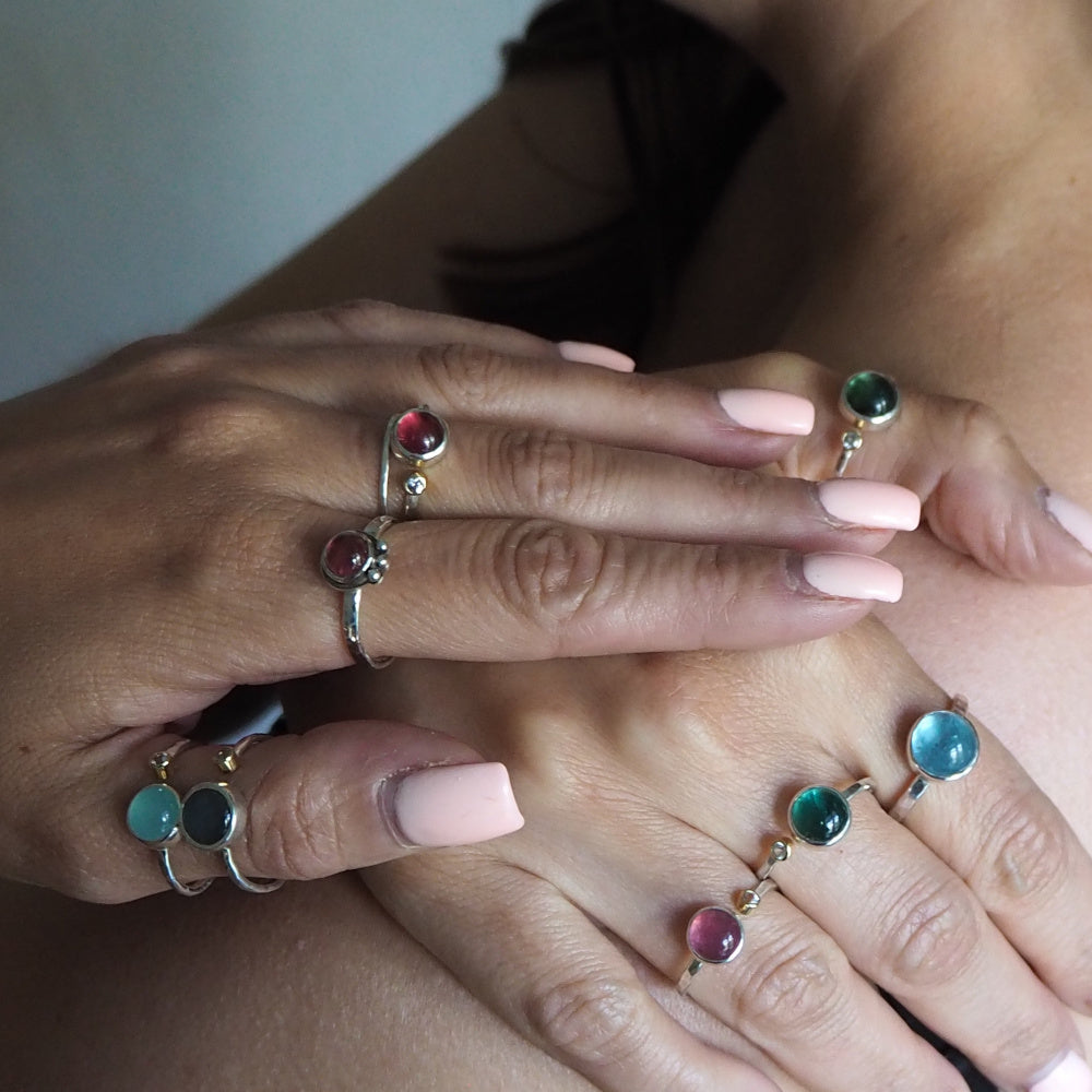 Ring mit rosa Turmalin
