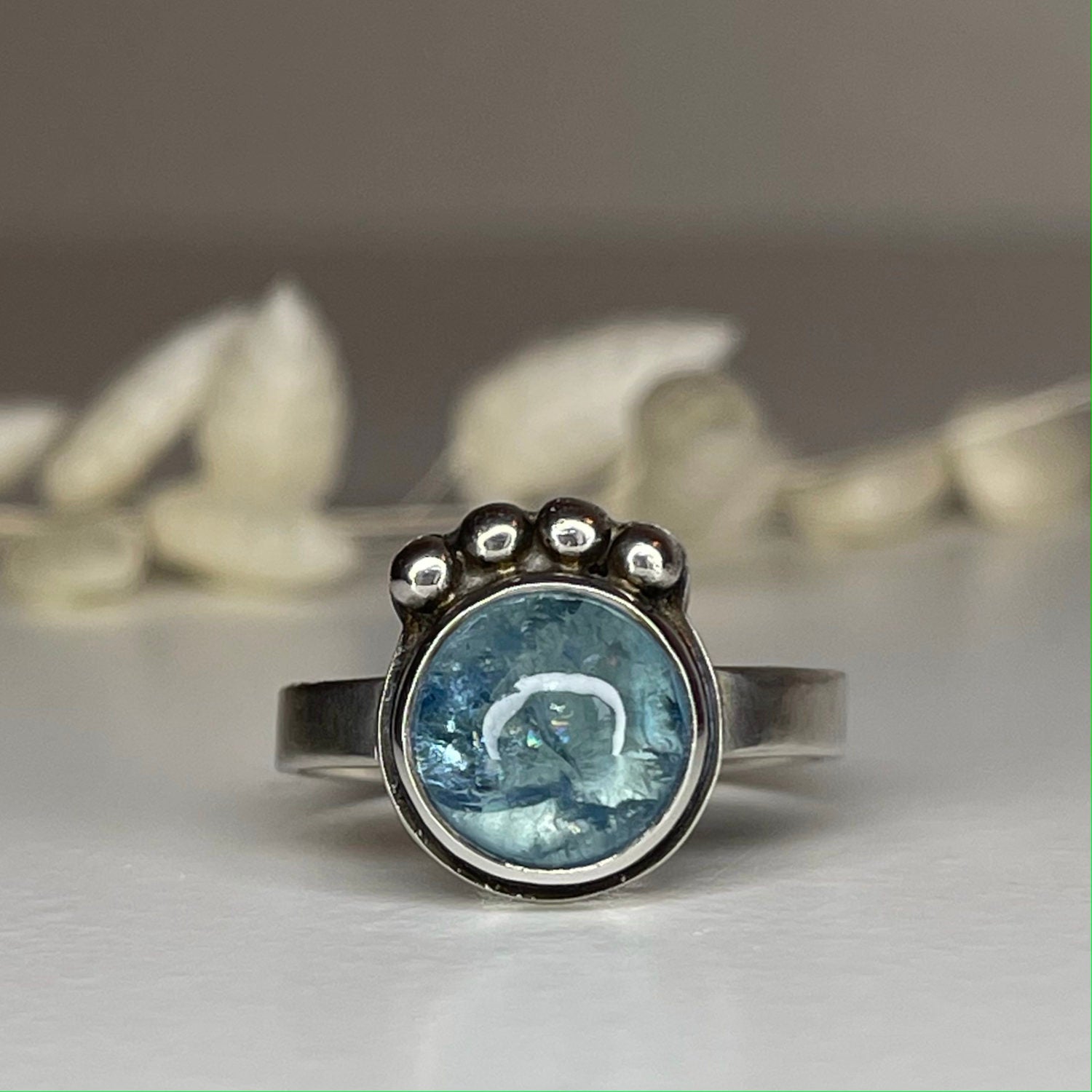 Ring mit Aquamarin