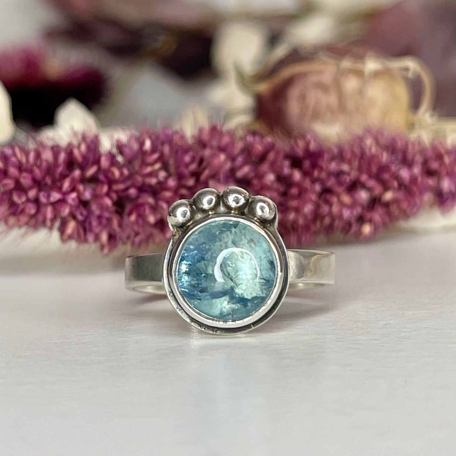 Ring mit Aquamarin