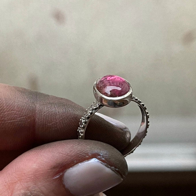 Ring mit Melonen-Turmalin