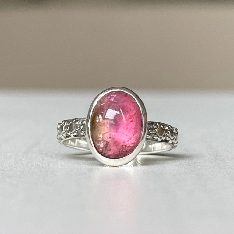 Ring mit Melonen-Turmalin