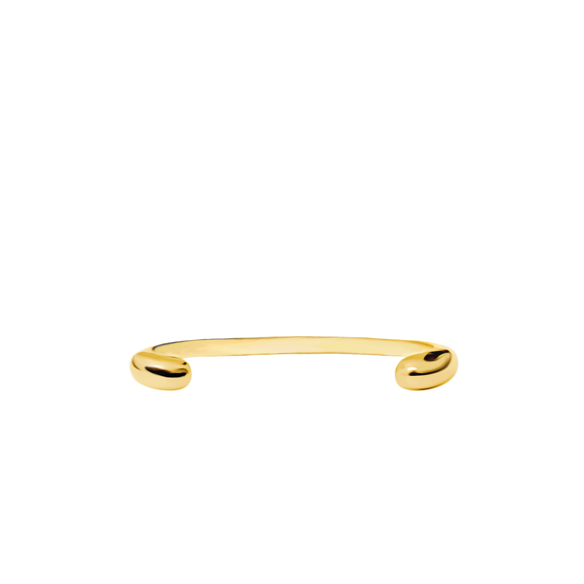 Two Finger Drop Ring Gold