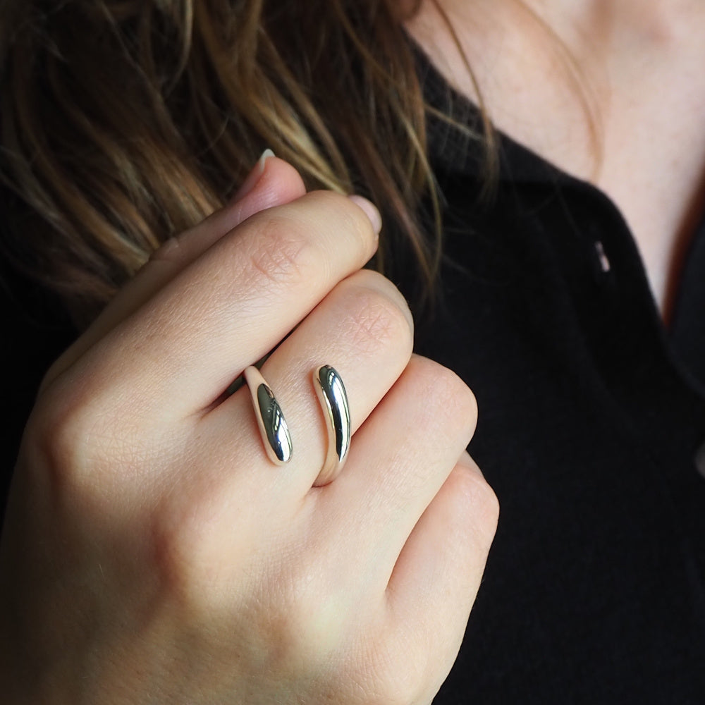 Drop Ring No. 2 Silver