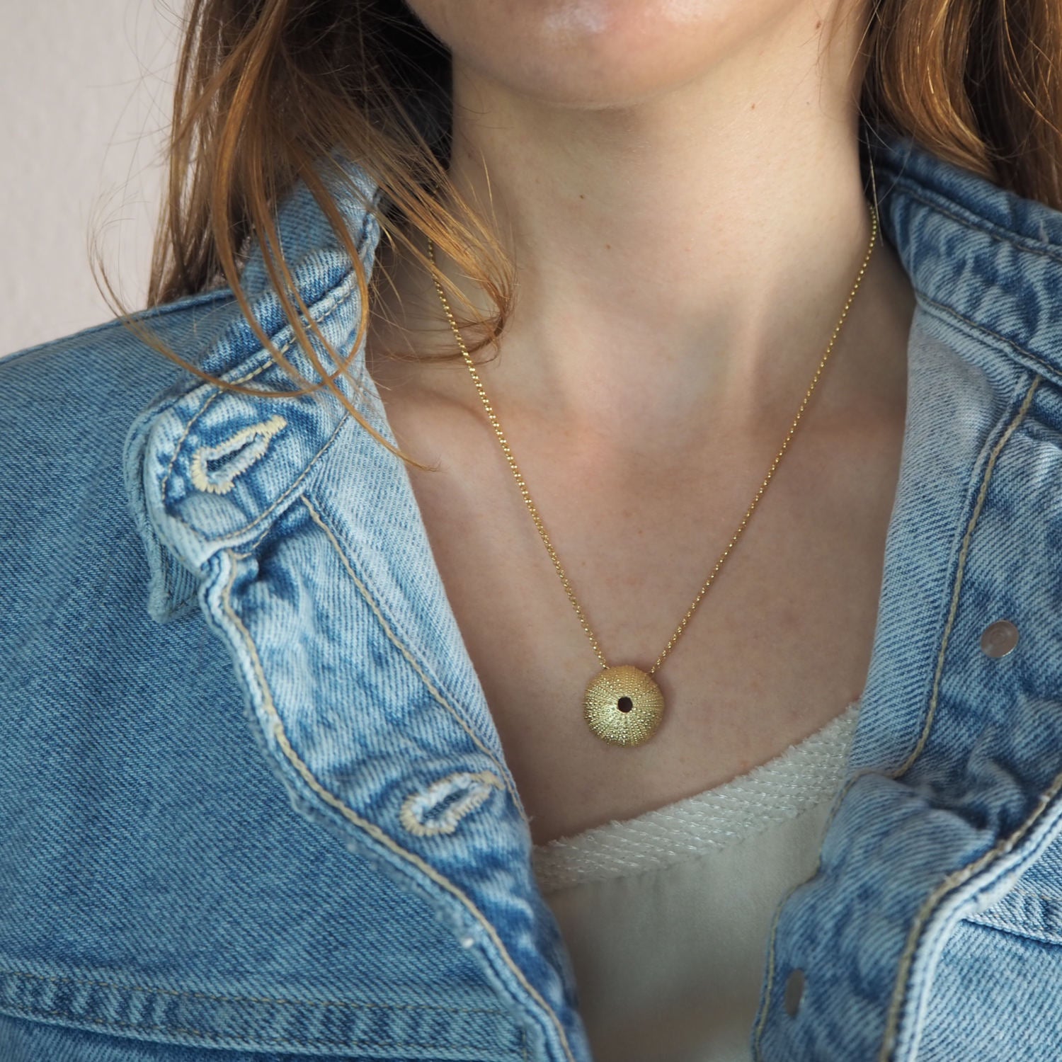 Großer Seeigel Halskette