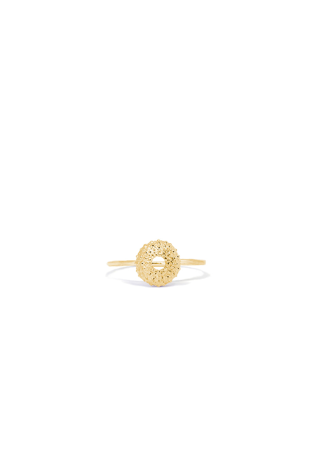 Mini Seeigel Ring Gold