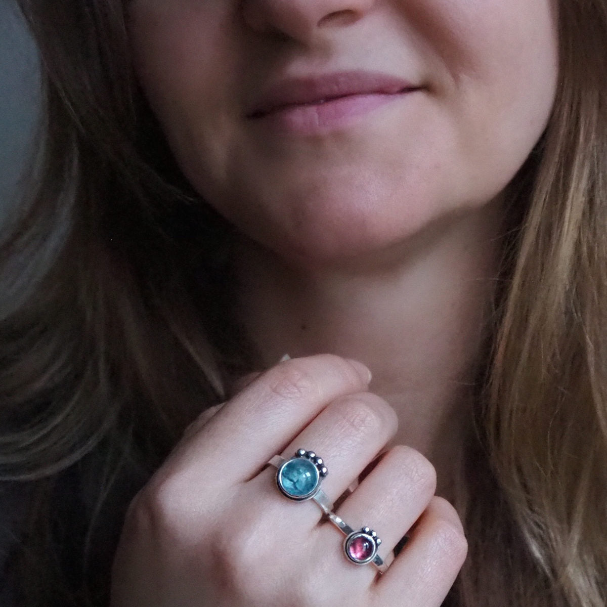 Ring mit Aquamarin