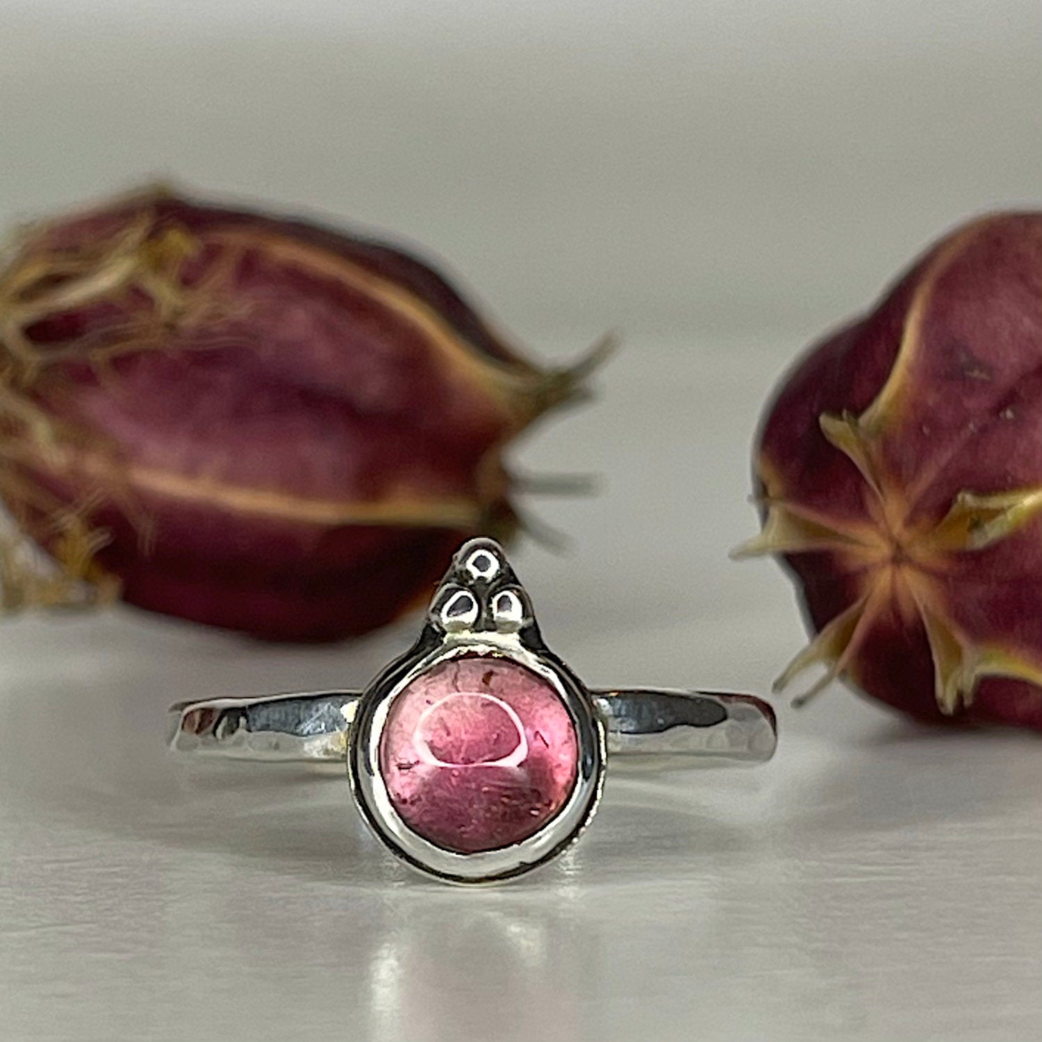 Ring mit light pink Turmalin
