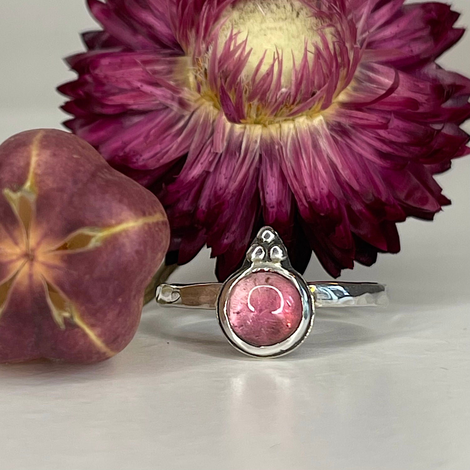 Ring mit light pink Turmalin