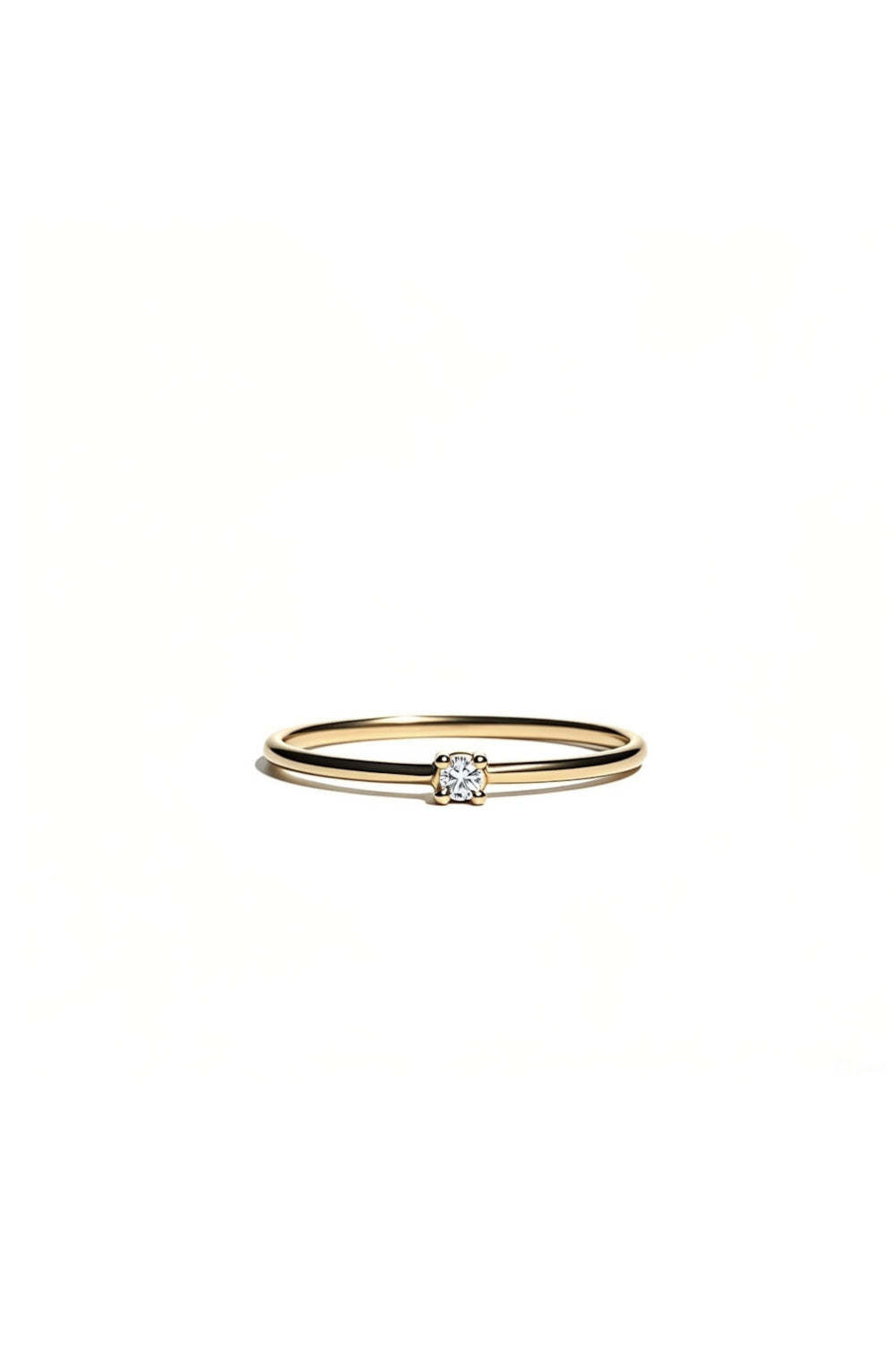 Small Sparkling Diamond Ring